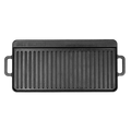 long rectangle cast iron griddle