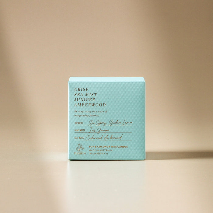 140gm Candle - Apotheca Crisp Seamist - Few and Far - Candles