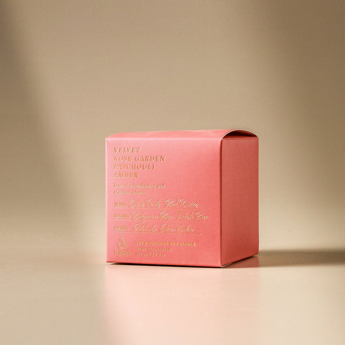 140gm Candle - Apotheca Velvet Rose - Few and Far - Candles
