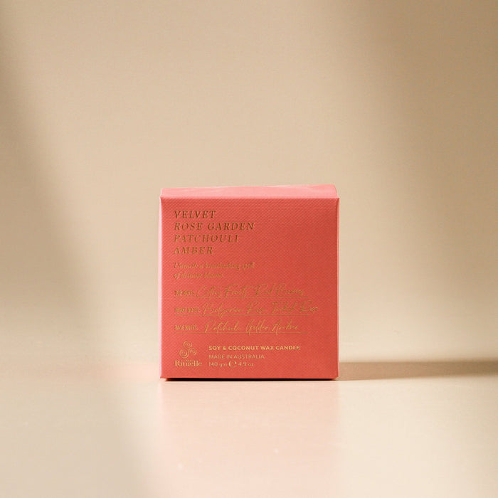 140gm Candle - Apotheca Velvet Rose - Few and Far - Candles