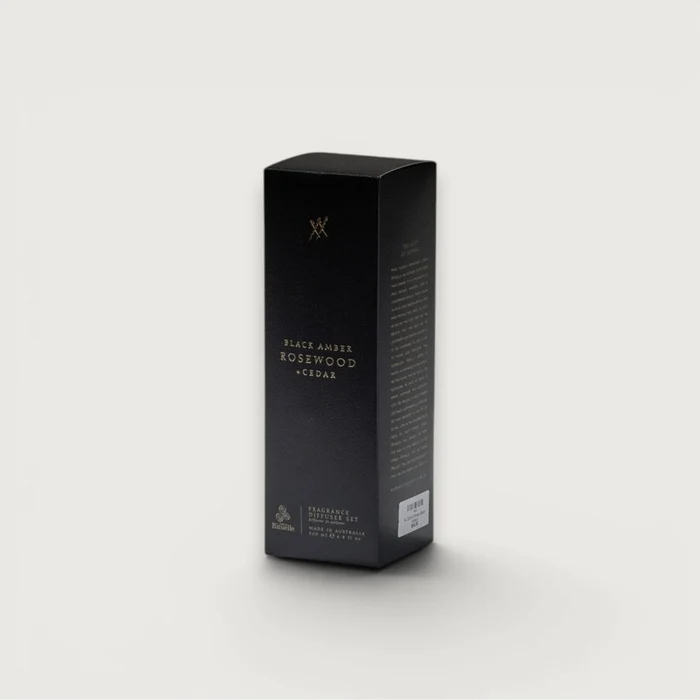 200ml Fragrance Diffuser Set - Alchemy Black Amber