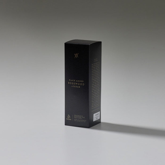 200ml Fragrance Diffuser Set - Alchemy Black Amber - Few and Far - Diffusers