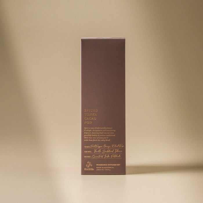 220ml Fragrance Diffuser Set - Apotheca Spiced Tonka - Few and Far - Diffusers