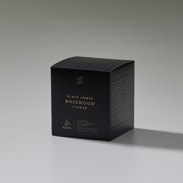 400gm Candle - Alchemy Black Amber