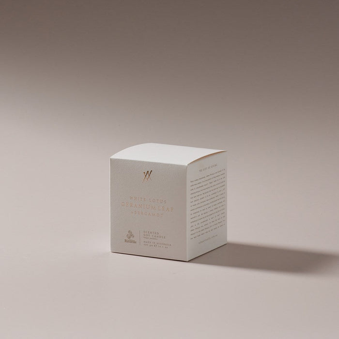 400gm Candle - Alchemy White Lotus - Few and Far - Candles