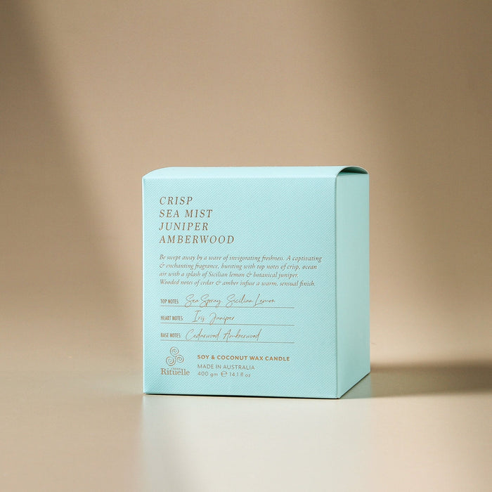 400gm Candle - Apotheca Crisp Seamist - Few and Far - Candles