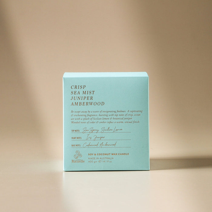 400gm Candle - Apotheca Crisp Seamist - Few and Far - Candles