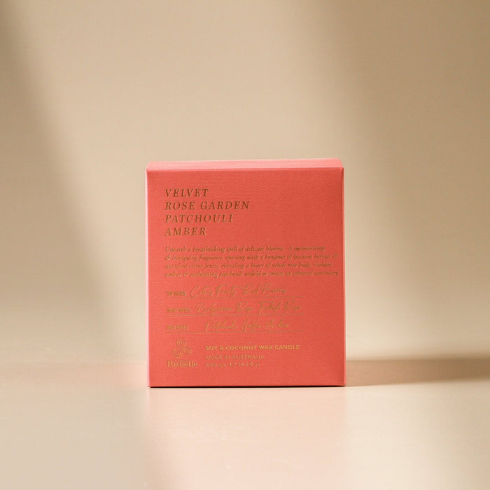 400gm Candle - Apotheca Velvet Rose - Few and Far - Candles