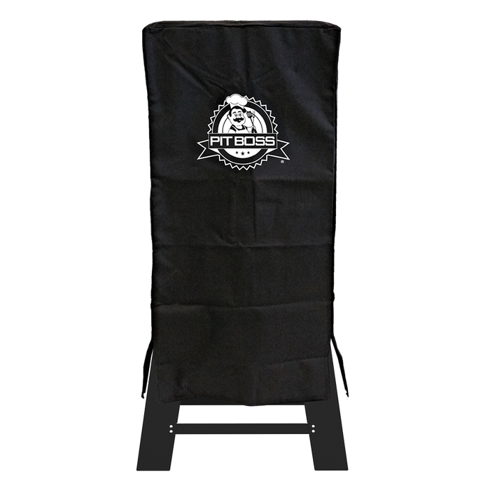 Pit Boss Cover designer for 42" Vertical Smokers, front view on a white background