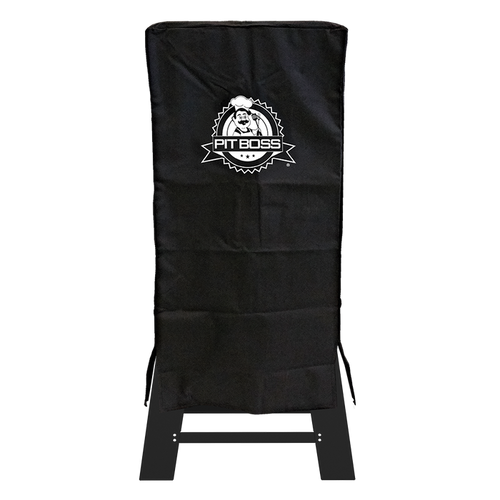 Pit Boss Cover designer for 42" Vertical Smokers, front view on a white background