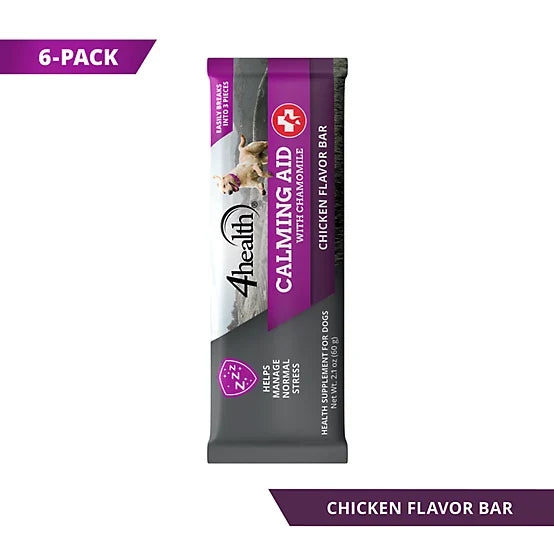 4health Calming Aid Supplement Bars for Dogs, 6 ct.