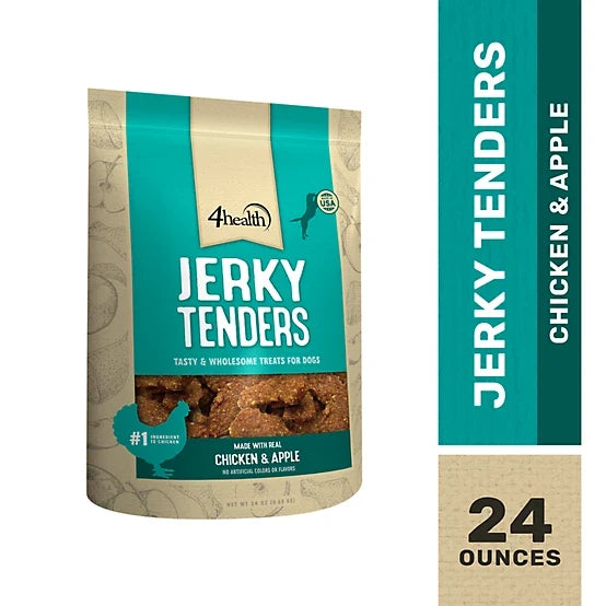 4health Chicken and Apple Flavor Jerky Tenders Dog Treats, 24 oz.