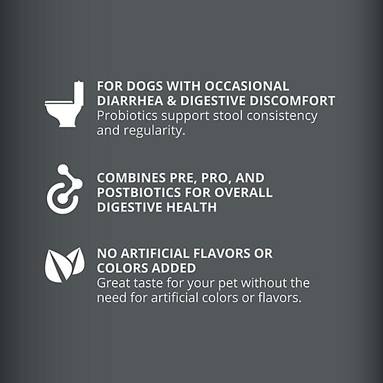 4health Digestive Aid Supplement Bars for Dogs, Peanut Butter Flavor, 6 ct.