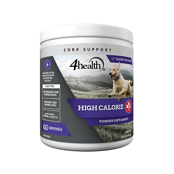 4health High Calorie Powder Supplement for Dogs, 60 Servings