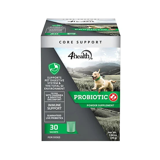 4health Probiotic Powder Supplement Sachets for Dogs, 1.06 oz., 30 ct.