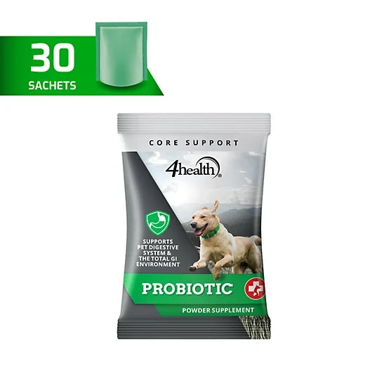 4health Probiotic Powder Supplement Sachets for Dogs, 1.06 oz., 30 ct.