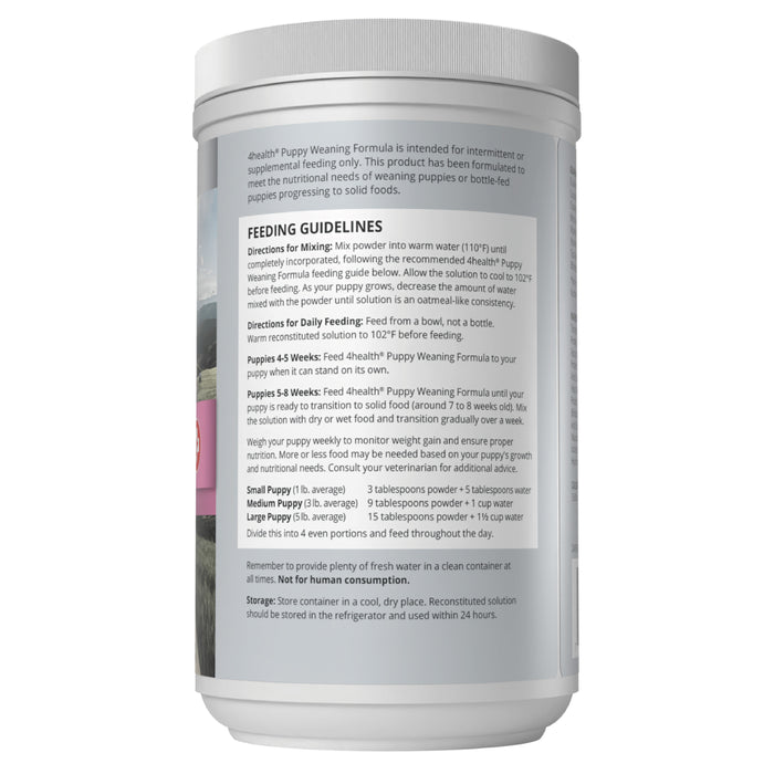 4health Puppy Weaning Milk Replacer Powder, 11 oz