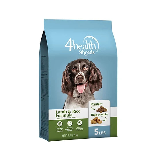 4health Shreds Adult Lamb and Rice Formula Dry Dog Food 5lb