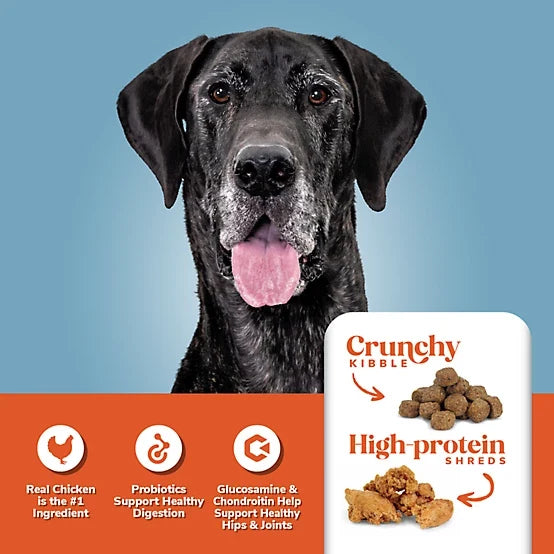 4health Shreds Large Breed Adult Chicken Recipe Dry Dog Food, 18lb