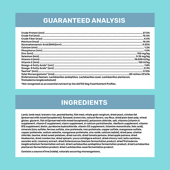 4health Shreds Puppy Lamb Recipe Dry Dog Food, 35lb