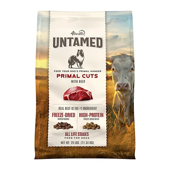 4health Untamed All Life Stages Primal Cuts with Beef Recipe Dry Dog Food
