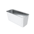 6 Pack Griddle Pan Liners. Silver. Side viewpoint.