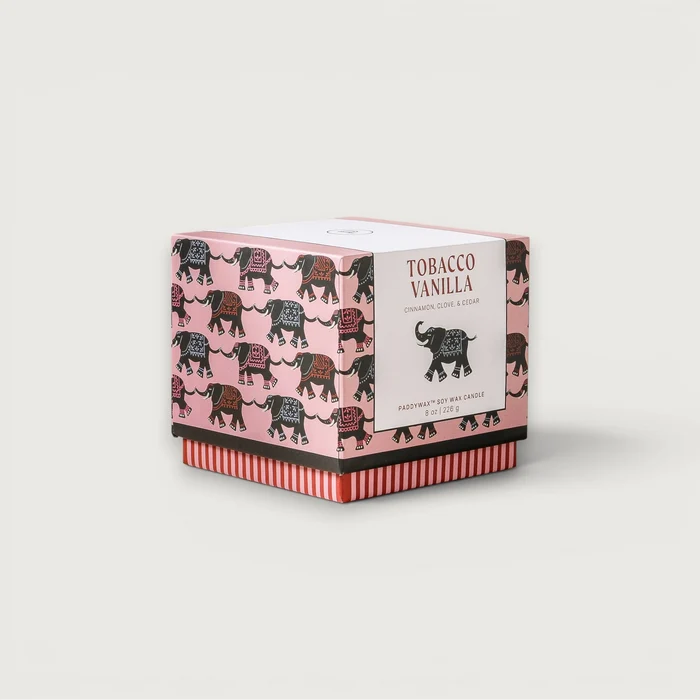 Adopo 226g Elephant Candle - Tobacco & Vanilla