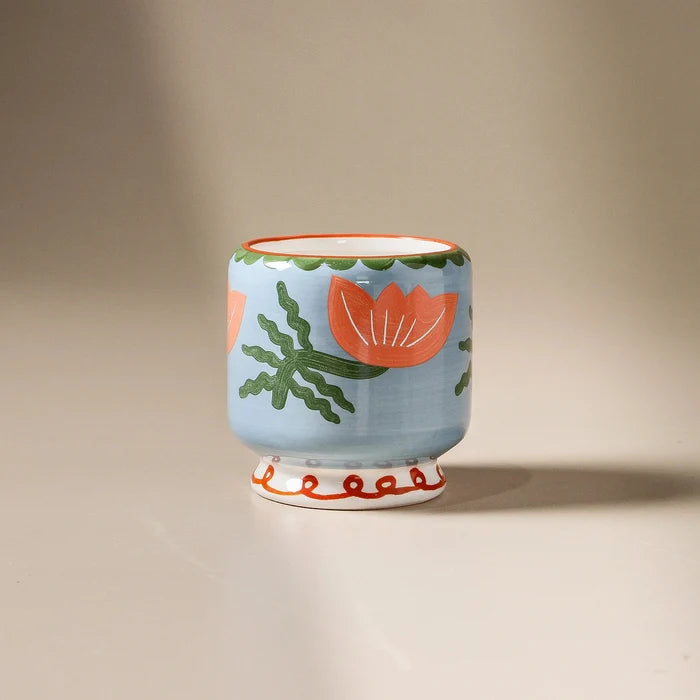 Adopo 226g Flower Ceramic Candle - Cactus Flower - Few and Far - Candles