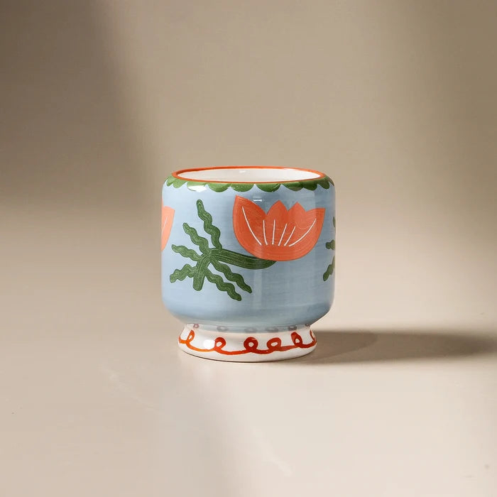 Adopo 226g Flower Ceramic Candle - Cactus Flower