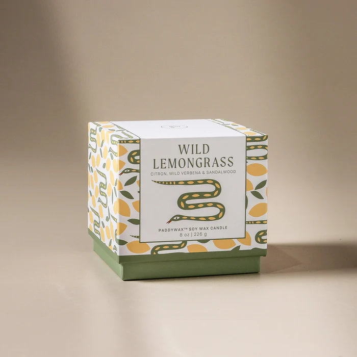 Adopo 226g Snake Candle - Wild Lemongrass - Few and Far - Candles