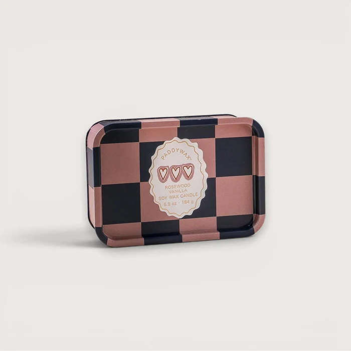 Adopo Tin Candle Hearts - Rosewood Vanilla