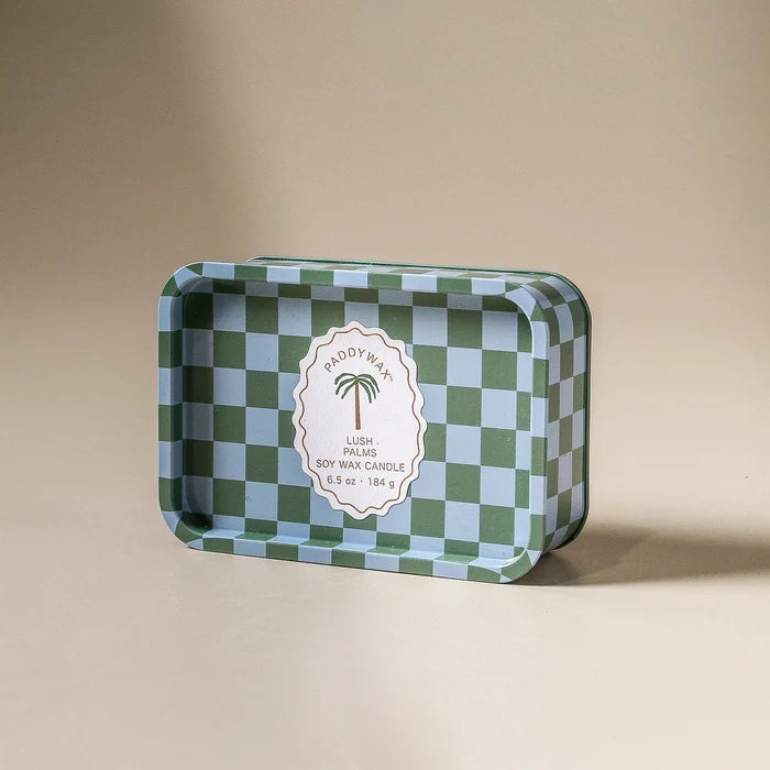 Adopo Tin Candle Palm - Lush Palms - Few and Far - Candles
