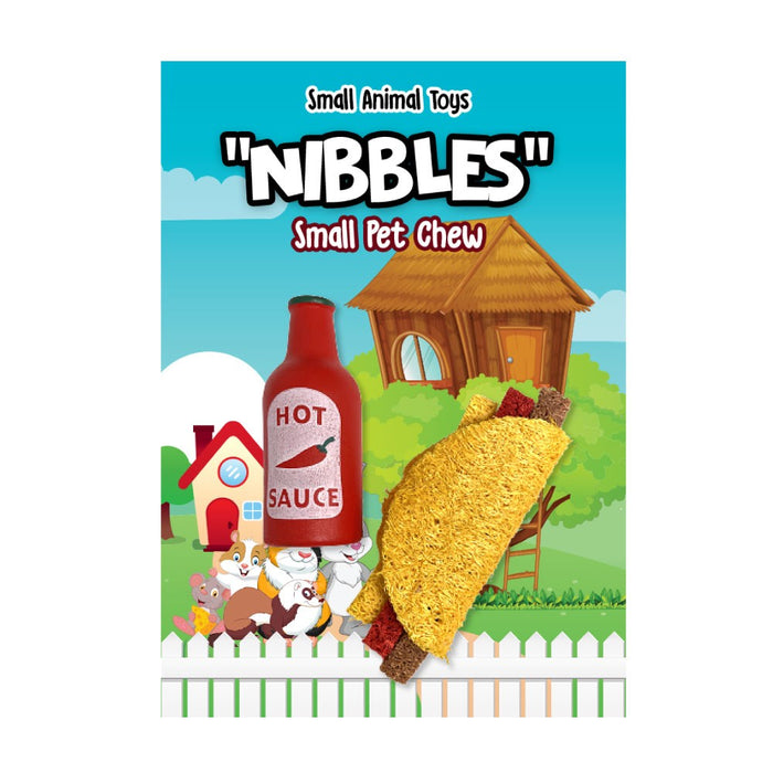 A&E Spicy Taco Chew Toy for Small Animals