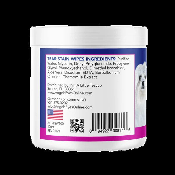Angels' Eyes Gentle Tear Stain Wipes 100ct.