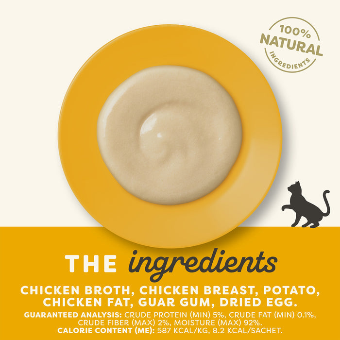 Applaws Chicken Lickable Treat Purees Sachets Cat Treat 6ct .5oz