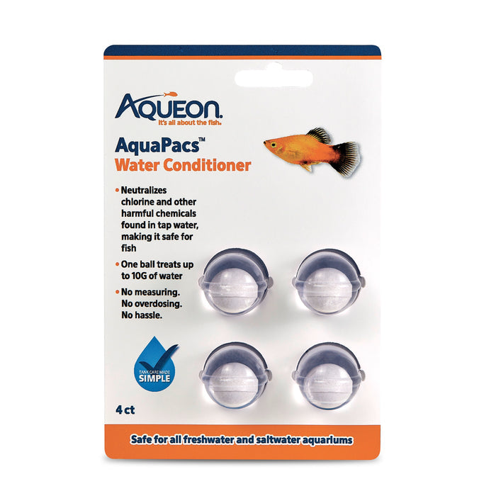 Aqueon AquaPacs Water Conditioner 4-pack