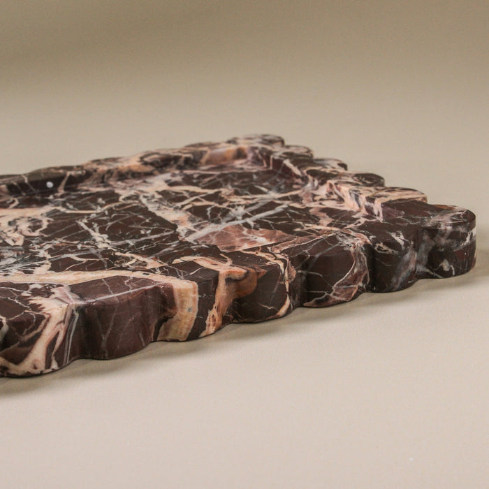 Arabesque Tray Cherry Marble - Few and Far - Decorative Trays