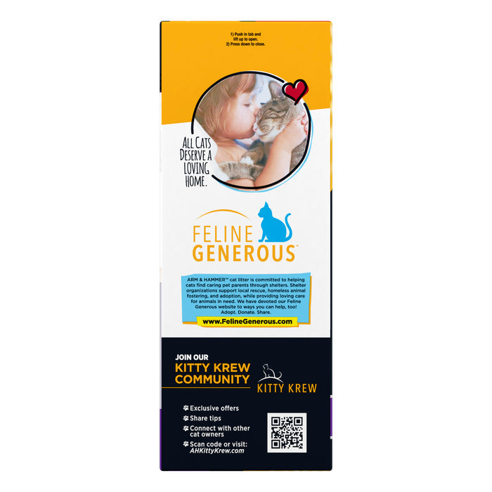 ARM & HAMMER SLIDE Easy Clean-Up Multi-Cat Clumping Cat Litter, 14 lb