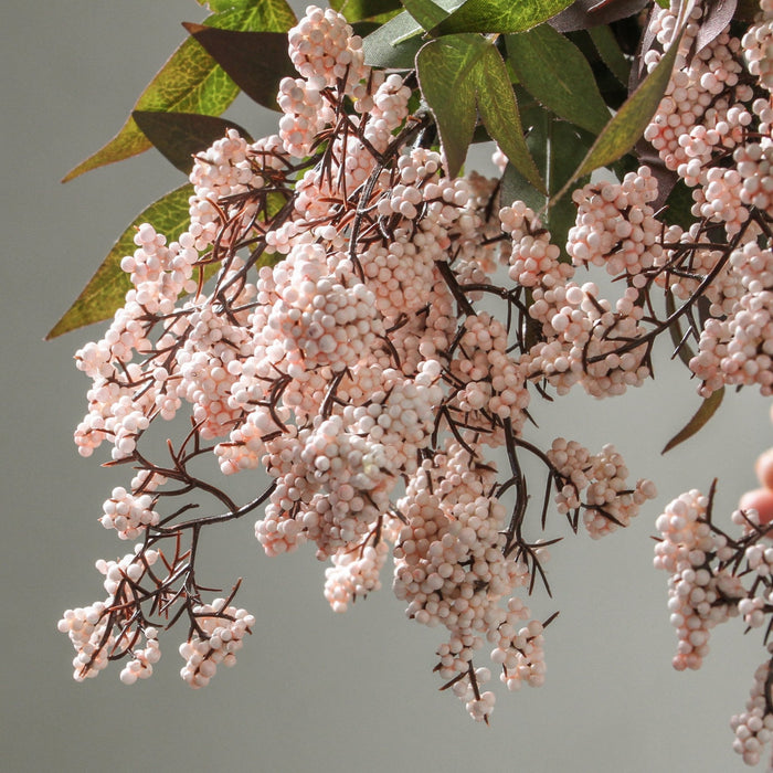Berry Pepper Spray - Cream Pink 115cm - Few and Far - Flowers & Foliage