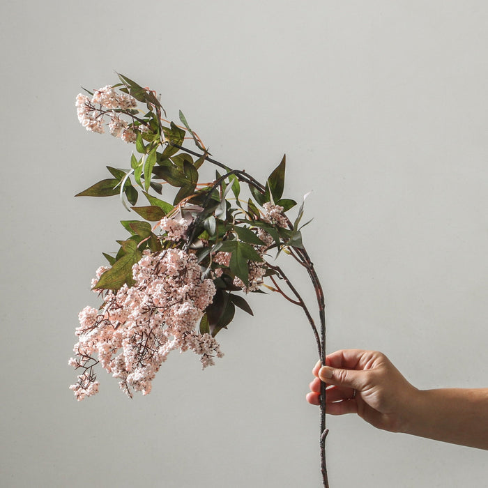 Berry Pepper Spray - Cream Pink 115cm - Few and Far - Flowers & Foliage
