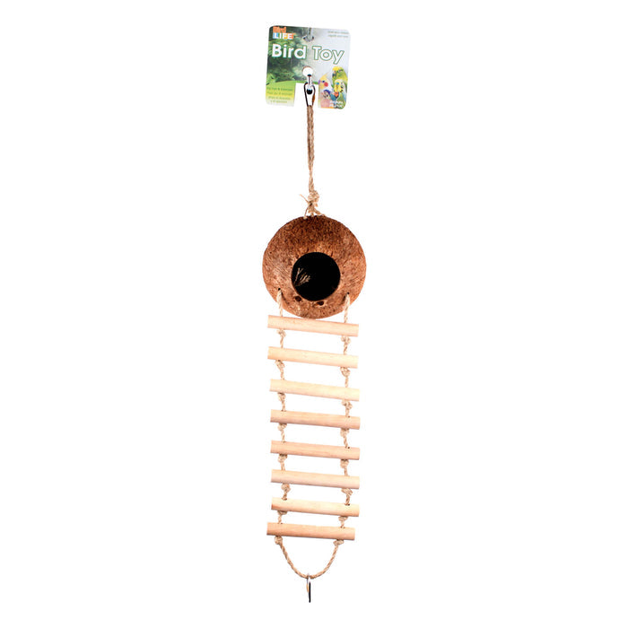 Bird Life™ Coco-Hide with Ladder Natural Bird Toy