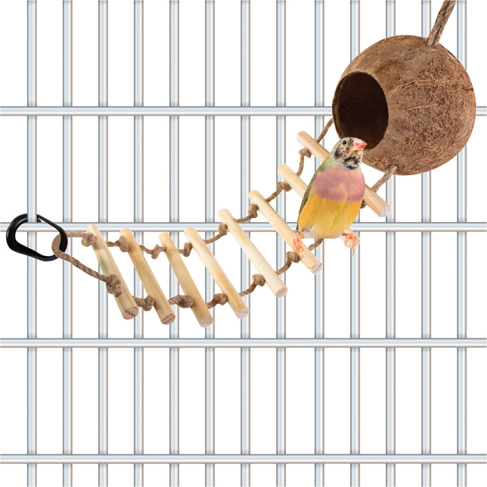 Bird Life™ Coco-Hide with Ladder Natural Bird Toy