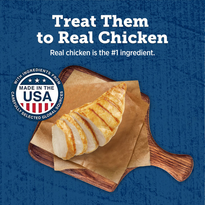 Blue Buffalo True Chews Dog Treats Made in the USA with Natural Ingredients Chicken Pot Pie, 12-oz Bag