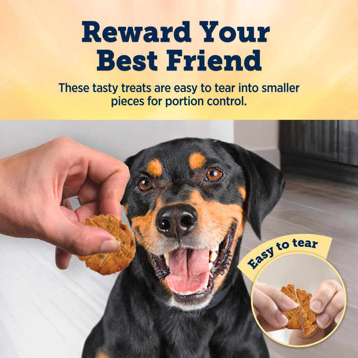 Blue Buffalo True Chews Dog Treats Made in the USA with Natural Ingredients Chicken Pot Pie, 12-oz Bag