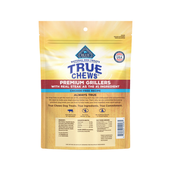 Blue Buffalo True Chews Premium Jerky Cuts Dog Treats, Made in the USA with Natural Ingredients, Duck, 12-oz Bag