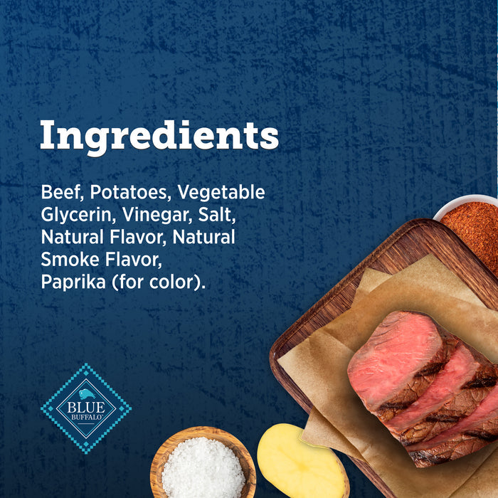 Blue Buffalo True Chews Premium Jerky Cuts Dog Treats, Made in the USA with Natural Ingredients, Duck, 12-oz Bag