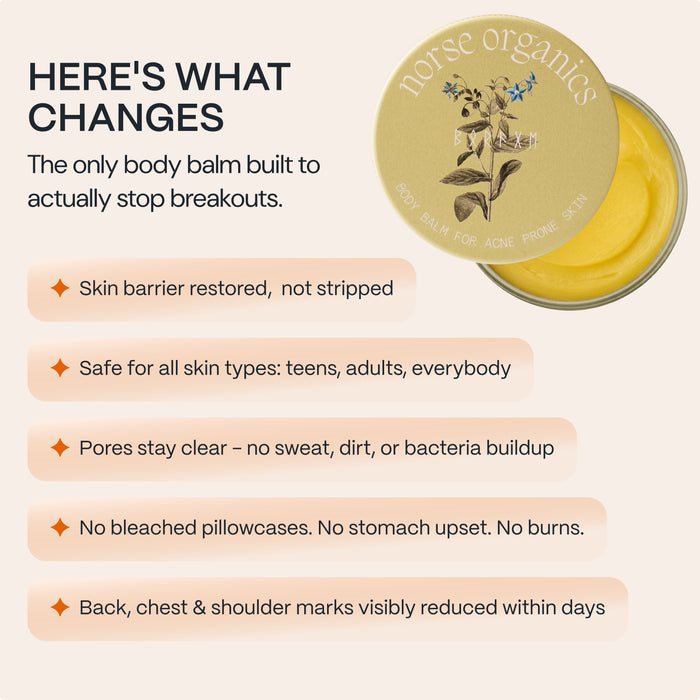 Body Balm for Acne-Prone Skin