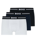 BOSS 3-Pack of Stretch Cotton Trunks in White, Navy & Black