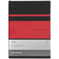 This Hugo Boss A5 Red Essential Gear Matrix Dotted Notebook has been crafted out of vegan leather.