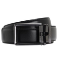 The Austin Os35 Italian Leather Black Automatic Belt with Logo Keeper by BOSS.